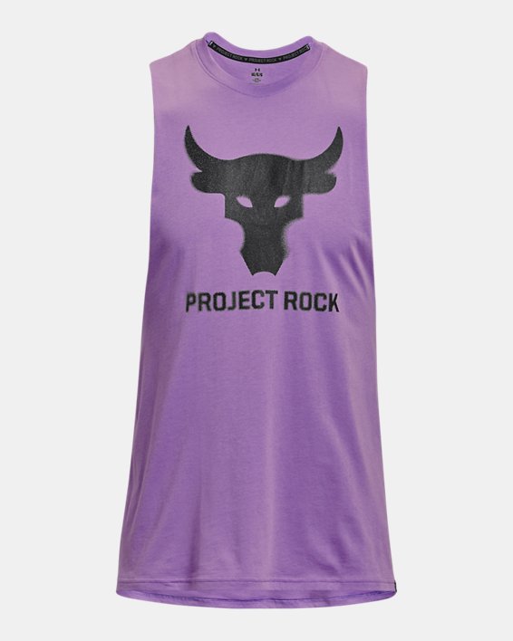 Men's Project Rock Brahma Bull Tank, Purple, pdpMainDesktop image number 4